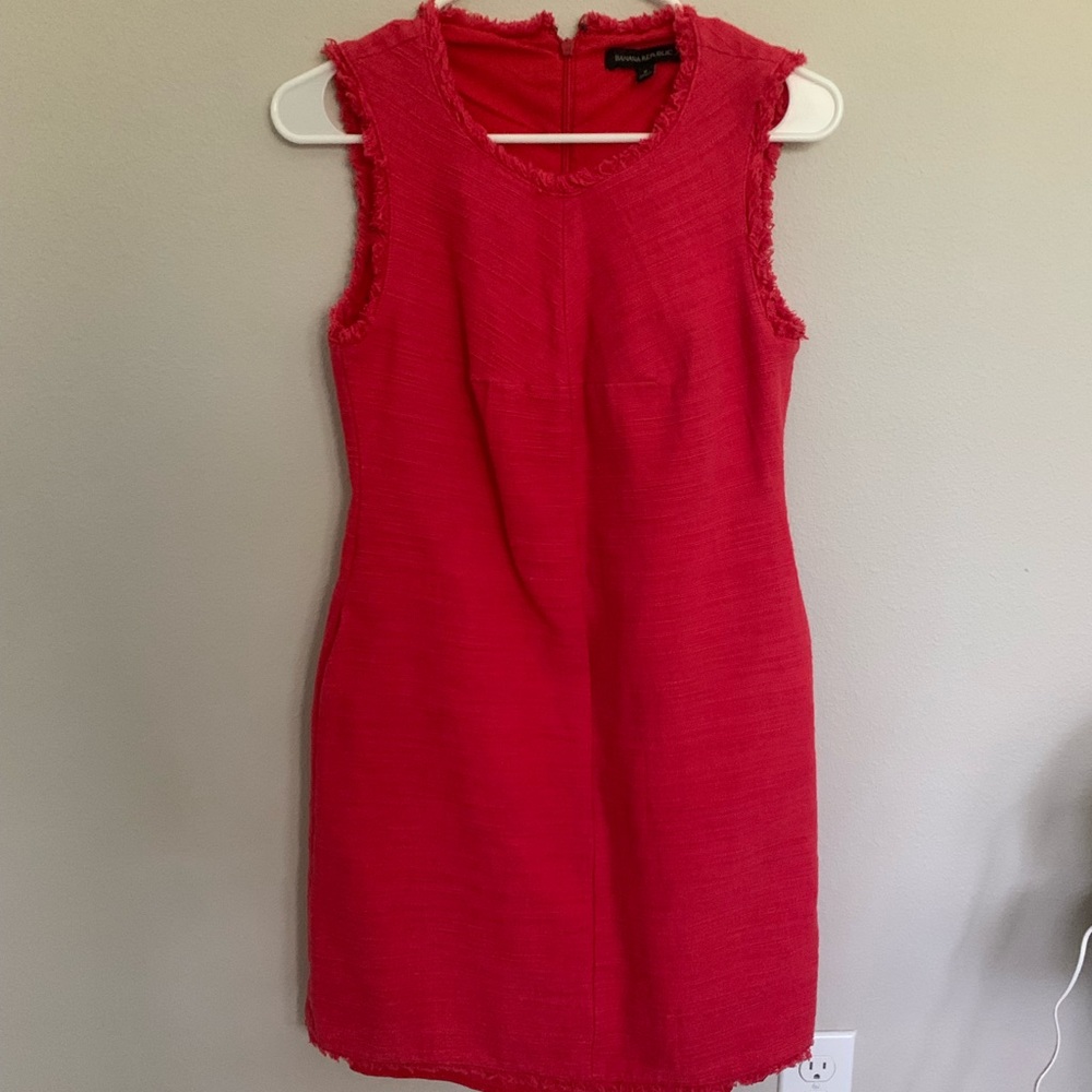 Banana Republic frayed edge dress